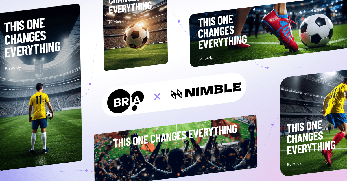 Agentic AI ad pipeline for World Cup 2026 by Bria and Nimble